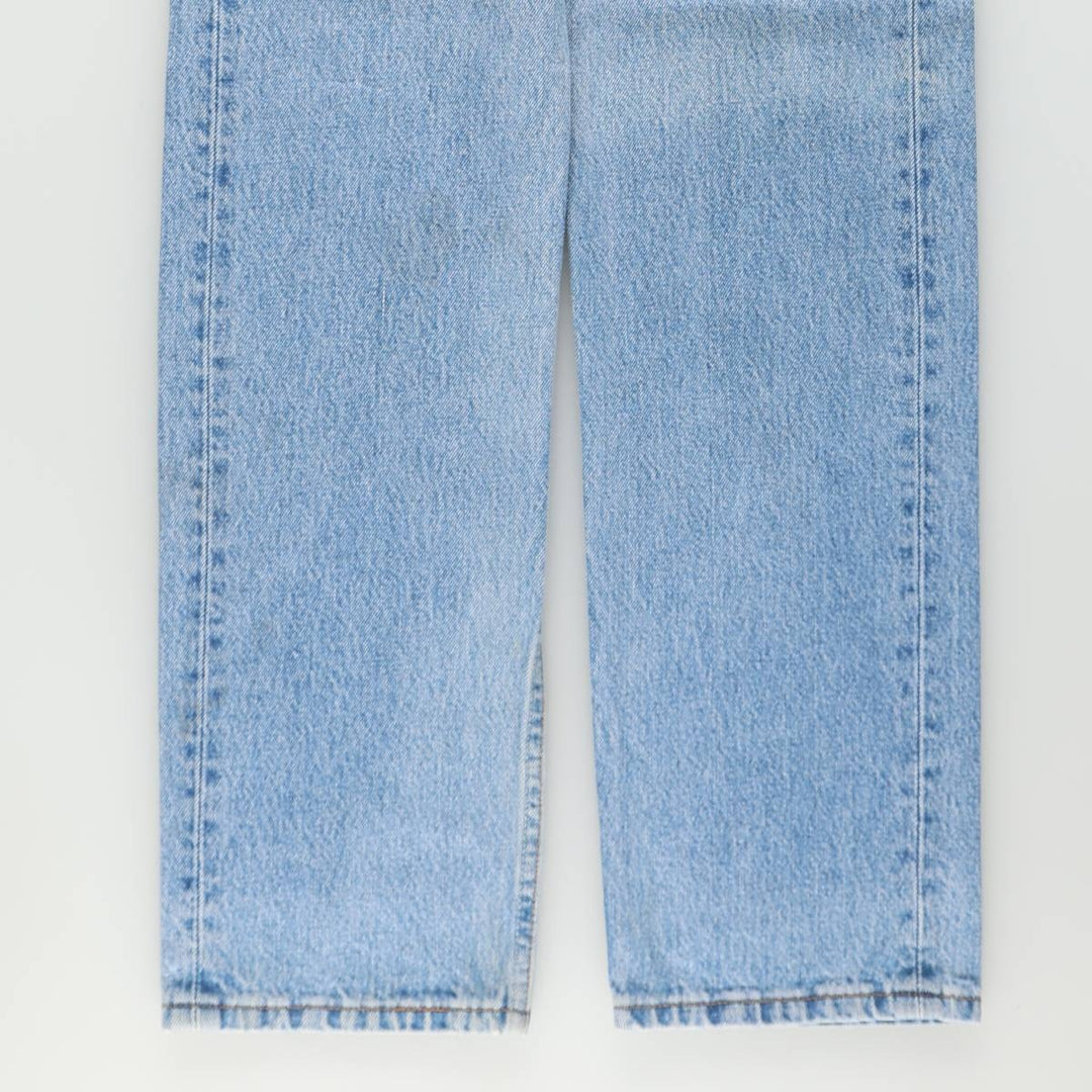 1990'S Levi's 501-0134 Straight Denim Pants, Made in USA, Women's Size L (equivalent to W28), Vintage cotton blue type Vintage Second Hand