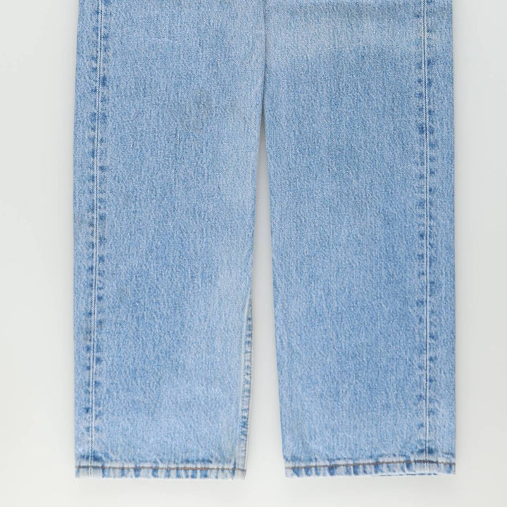 1990'S Levi's 501-0134 Straight Denim Pants, Made in USA, Women's Size L (equivalent to W28), Vintage cotton blue type Vintage Second Hand