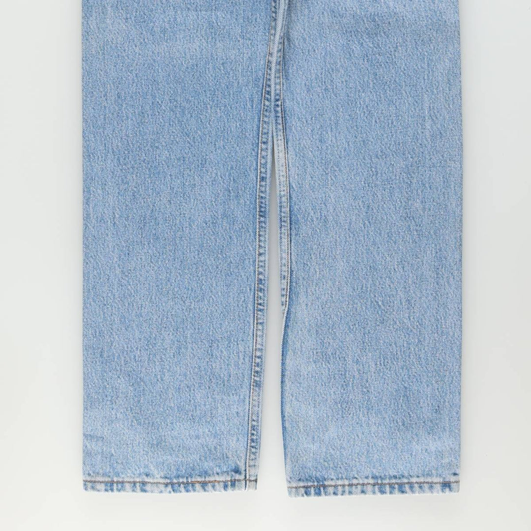 1990'S Levi's 501-0134 Straight Denim Pants, Made in USA, Women's Size L (equivalent to W28), Vintage cotton blue type Vintage Second Hand