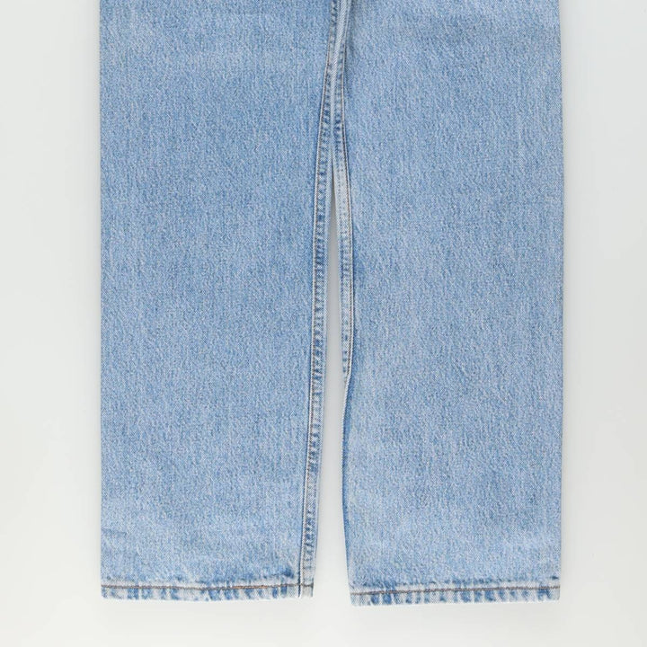 1990'S Levi's 501-0134 Straight Denim Pants, Made in USA, Women's Size L (equivalent to W28), Vintage cotton blue type Vintage Second Hand