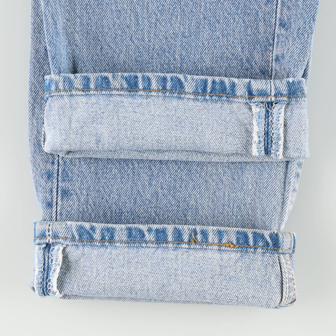 1990'S Levi's 501-0134 Straight Denim Pants, Made in USA, Women's Size L (equivalent to W28), Vintage cotton blue type Vintage Second Hand