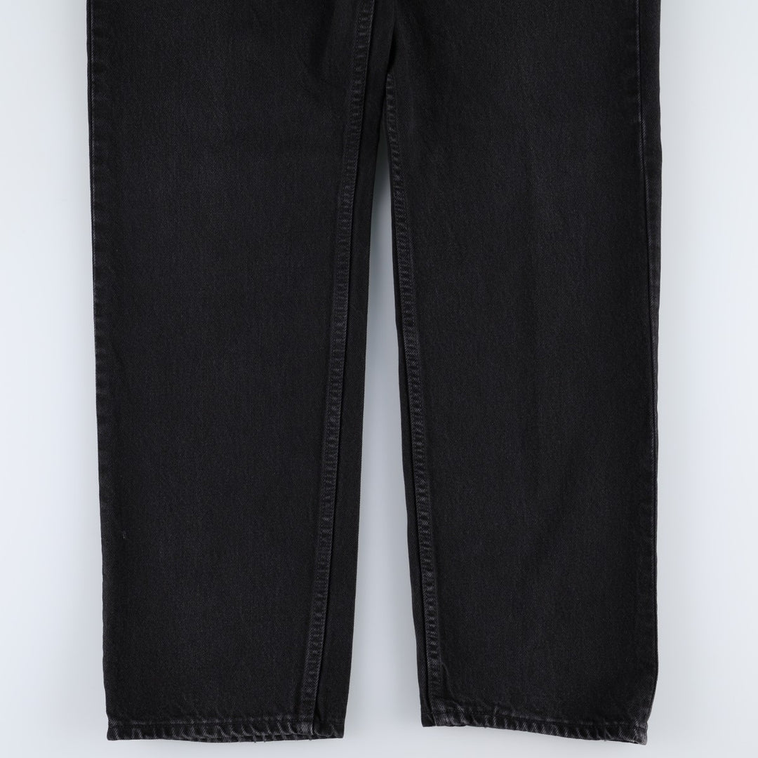 1990'S Levi's 06501-0659 Black Denim Straight Leg Jeans, Made in Canada, Women's XL (equivalent to W32), Vintage. cotton black type Vintage Second Hand