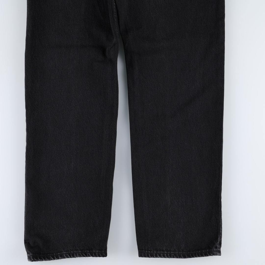 1990'S Levi's 06501-0659 Black Denim Straight Leg Jeans, Made in Canada, Women's XL (equivalent to W32), Vintage. cotton black type Vintage Second Hand