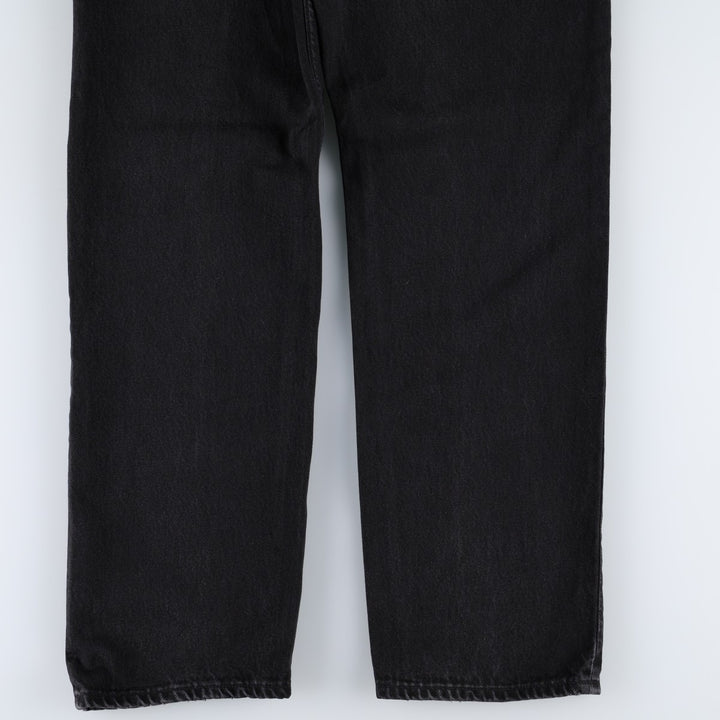 1990'S Levi's 06501-0659 Black Denim Straight Leg Jeans, Made in Canada, Women's XL (equivalent to W32), Vintage. cotton black type Vintage Second Hand