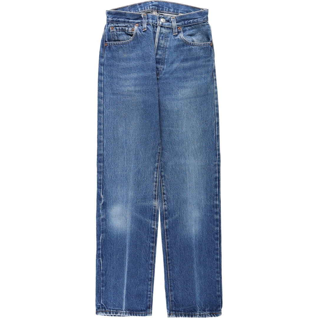 Levi's 501-0115 Straight Denim Pants, Women's Size M (equivalent to W26), Vintage. unclear blue type Vintage Second Hand