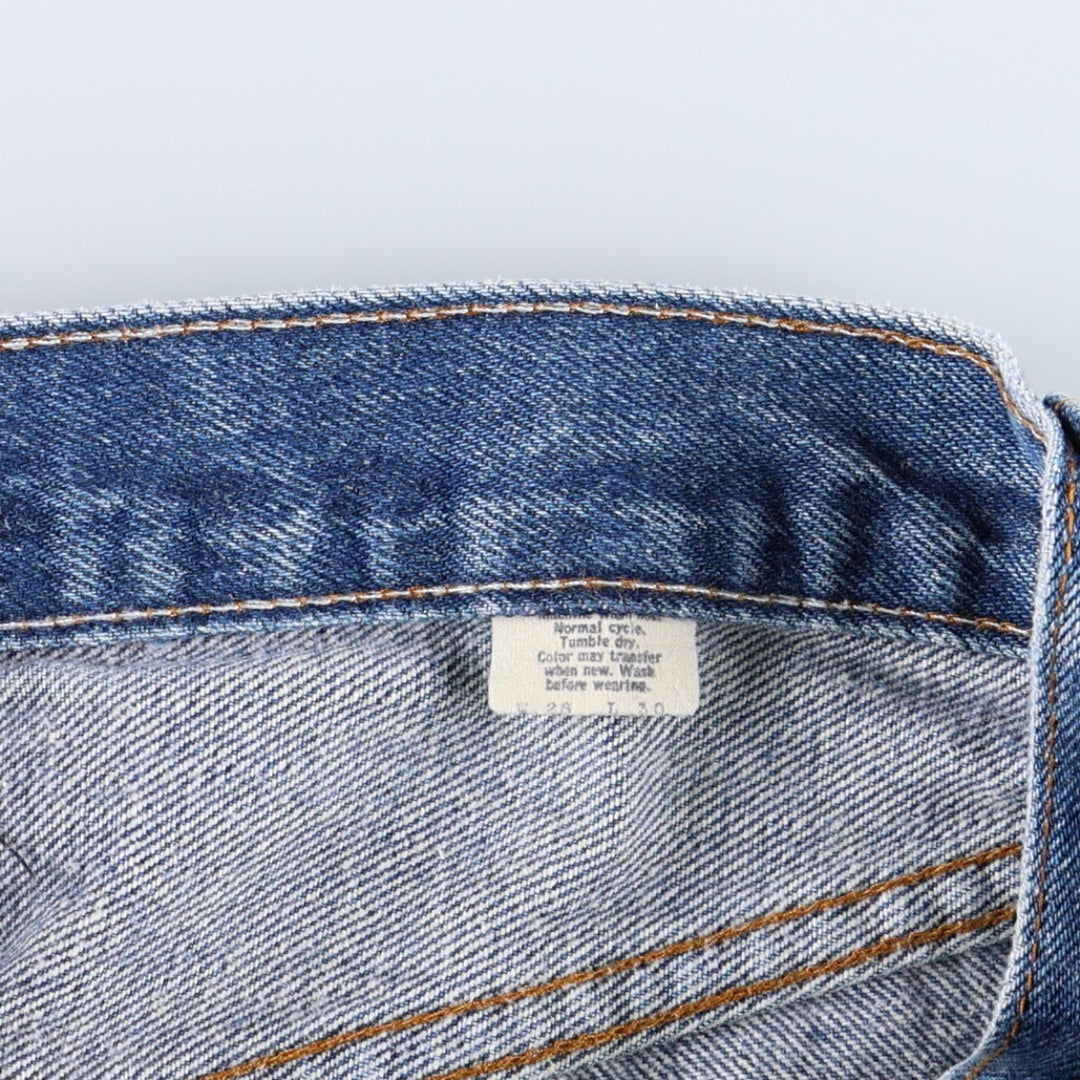 Levi's 501-0115 Straight Denim Pants, Women's Size M (equivalent to W26), Vintage. unclear blue type Vintage Second Hand