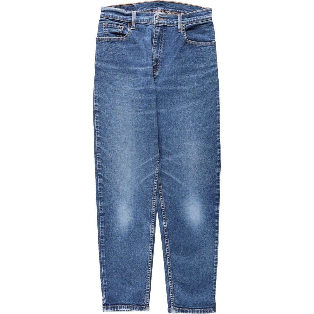 2000'S Levi's 550 Relaxed Fit Tapered Leg Denim Pants, Women's Size L (W29) cotton blue type Vintage Second Hand