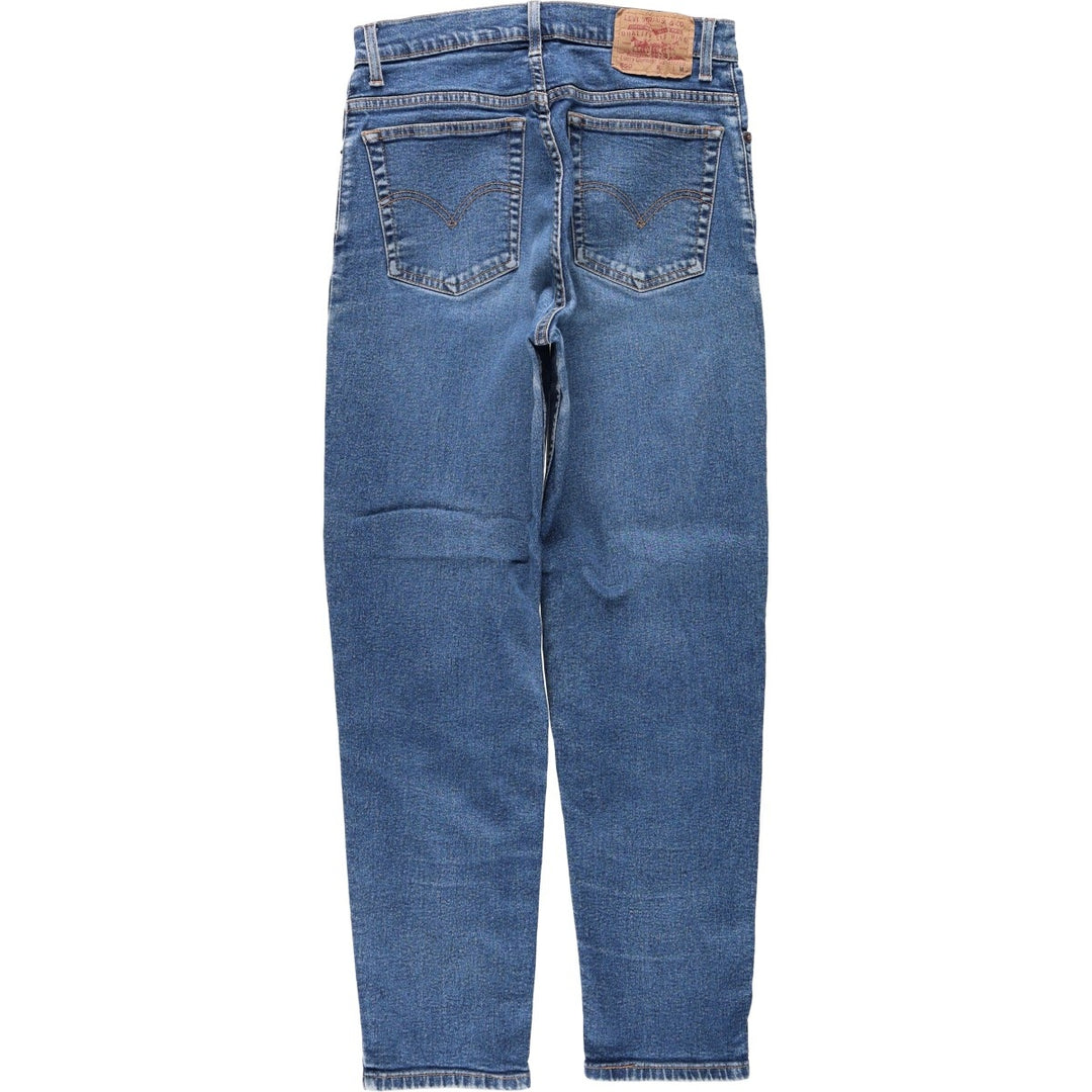 2000'S Levi's 550 Relaxed Fit Tapered Leg Denim Pants, Women's Size L (W29) cotton blue type Vintage Second Hand