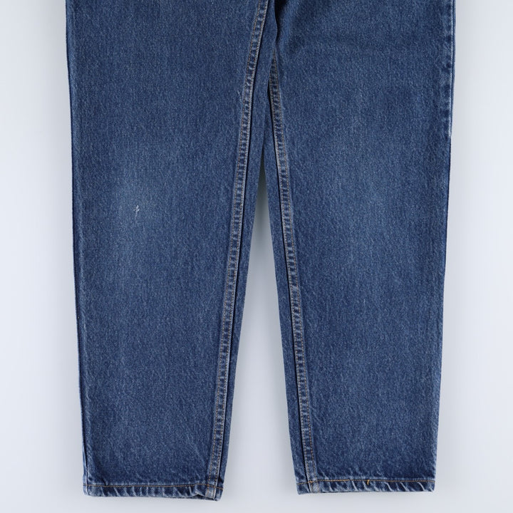 00'S Levi's 550 Relaxed Fit Tapered Leg Tapered Denim Pants Women's L (w28) cotton blue type Vintage Second Hand