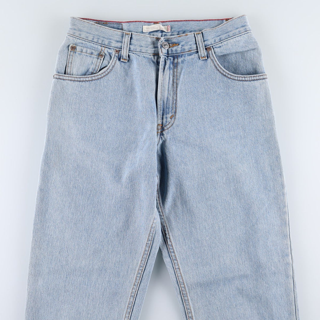 Levi's 550 Relaxed Tapered Denim Pants, Women's Size L (equivalent to W30) cotton blue type Vintage Second Hand