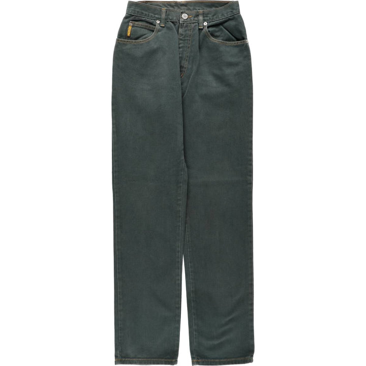 Giorgio Armani Jeans Straight Denim Pants, Women's Size M (W26) unclear green type Vintage Second Hand
