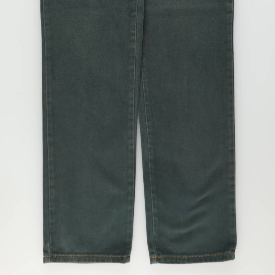 Giorgio Armani Jeans Straight Denim Pants, Women's Size M (W26) unclear green type Vintage Second Hand