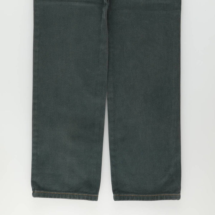 Giorgio Armani Jeans Straight Denim Pants, Women's Size M (W26) unclear green type Vintage Second Hand