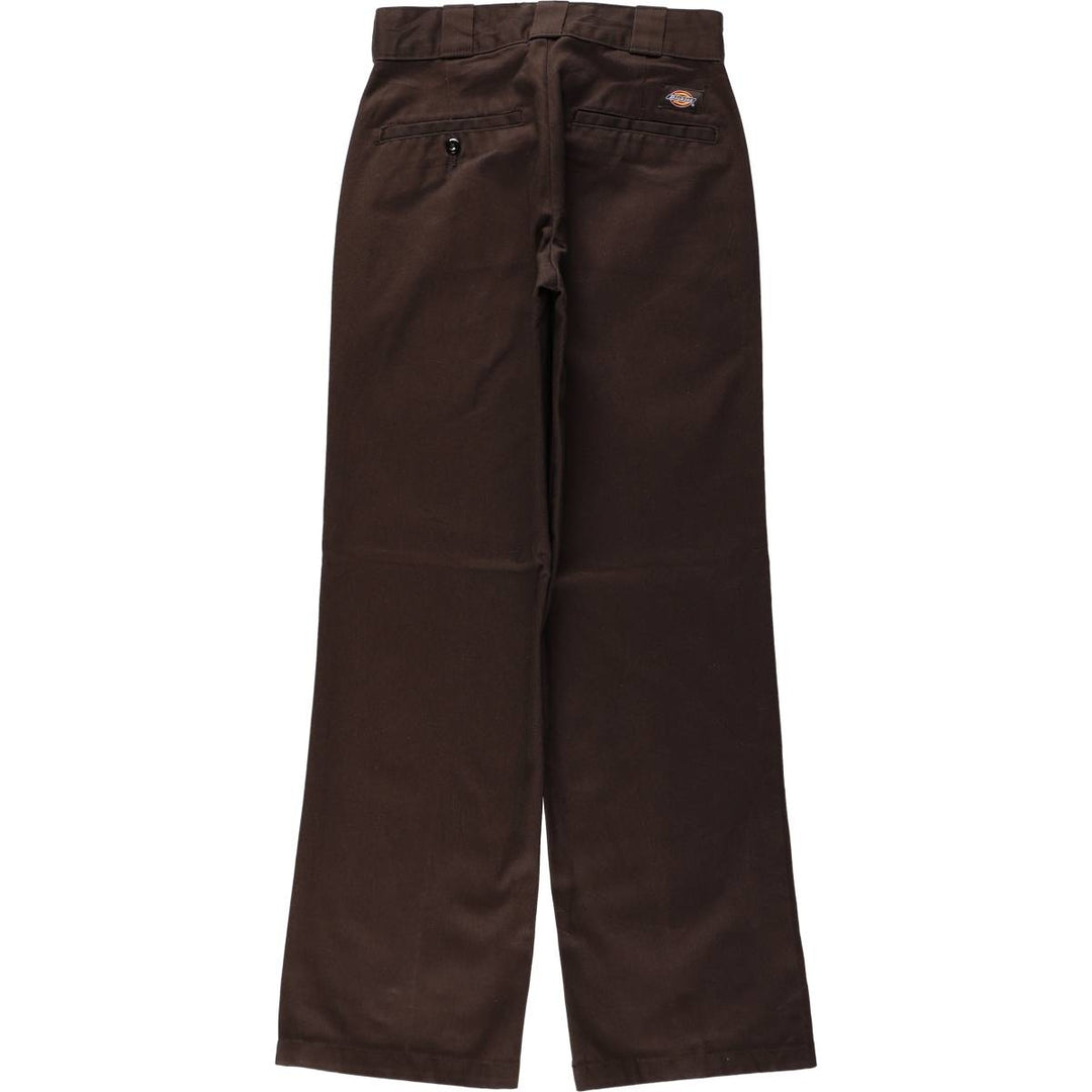 Dickies 874 Original Fit Work Pants, Women's Size L (W28) polyester brown type Vintage Second Hand