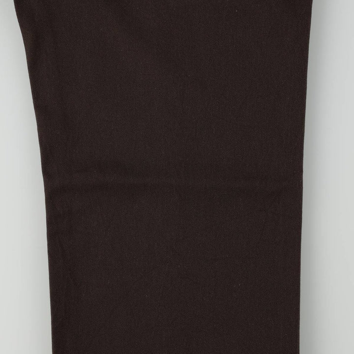 Dickies 874 Original Fit Work Pants, Women's Size L (W28) polyester brown type Vintage Second Hand