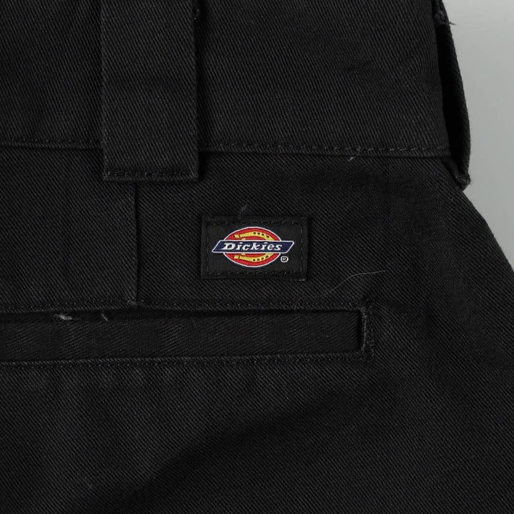 Dickies work pants, women's size L (equivalent to w28). polyester black type Vintage Second Hand