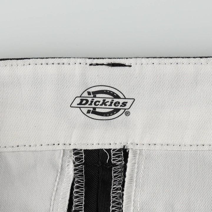 Dickies work pants, women's size L (equivalent to w28). polyester black type Vintage Second Hand