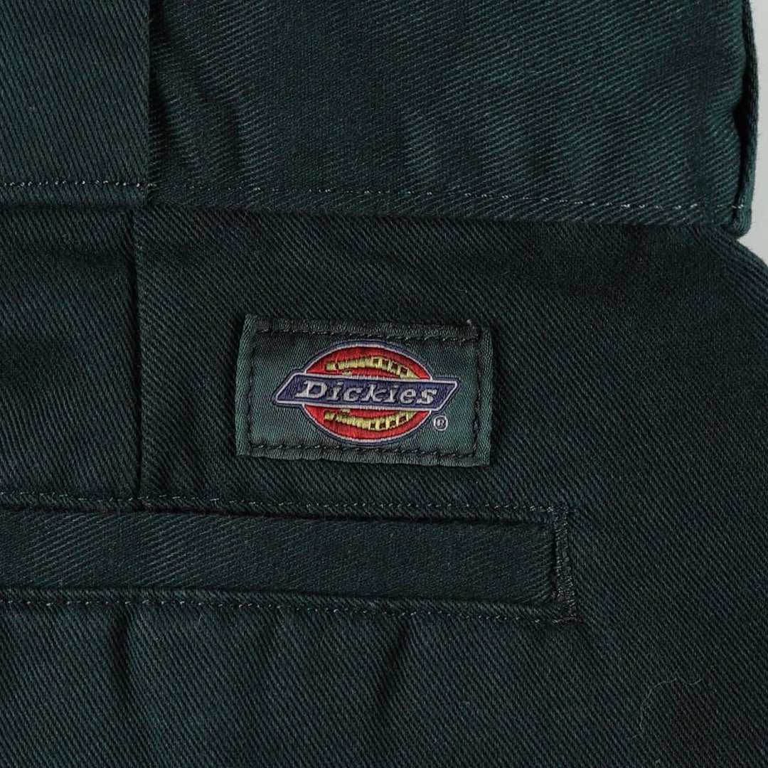 Dickies Work Pants Women's XL (w31) polyester Green type dark green Vintage Second Hand