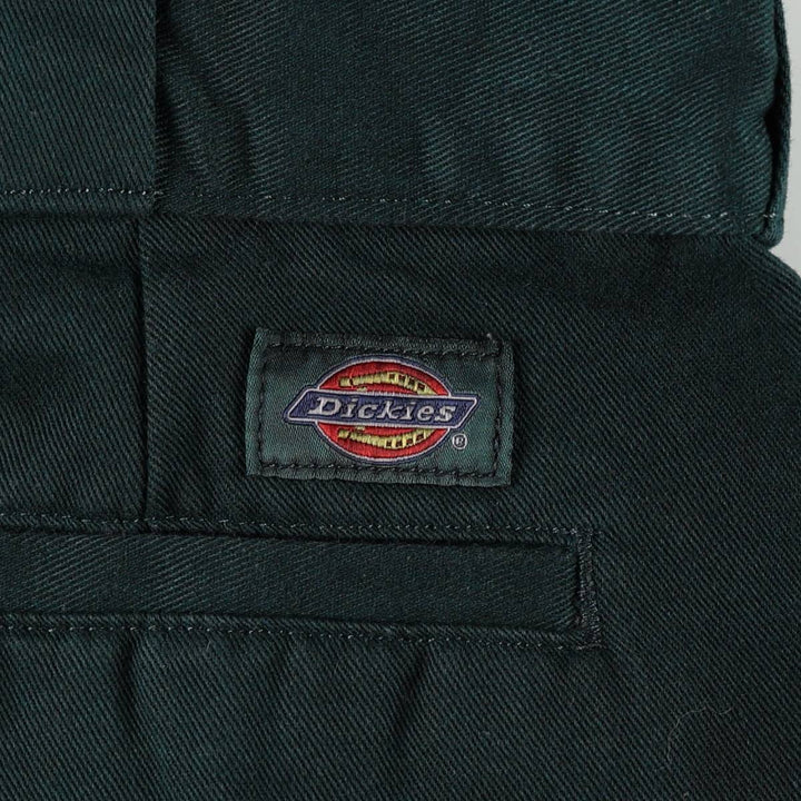 Dickies Work Pants Women's XL (w31) polyester Green type dark green Vintage Second Hand
