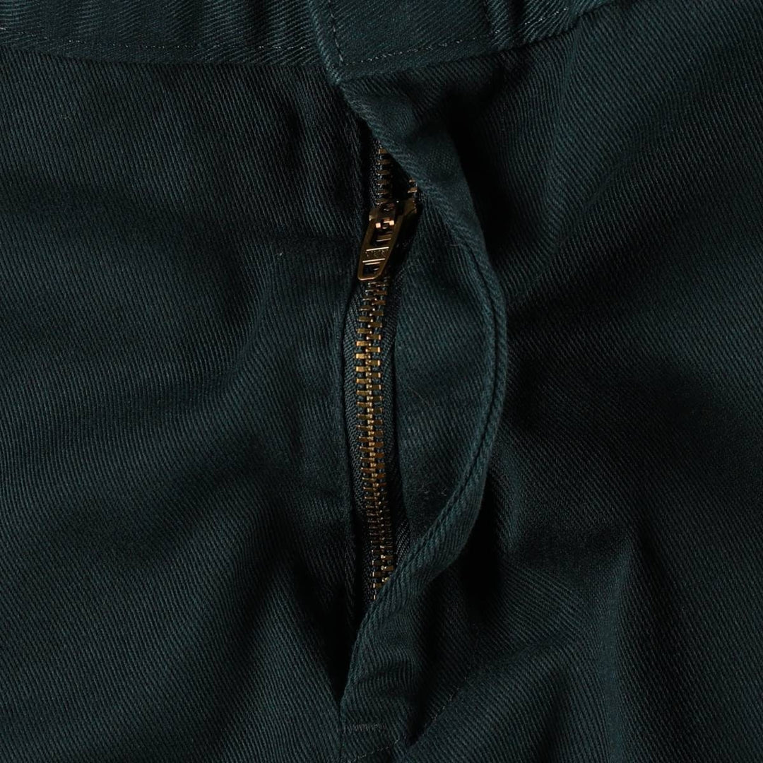 Dickies Work Pants Women's XL (w31) polyester Green type dark green Vintage Second Hand