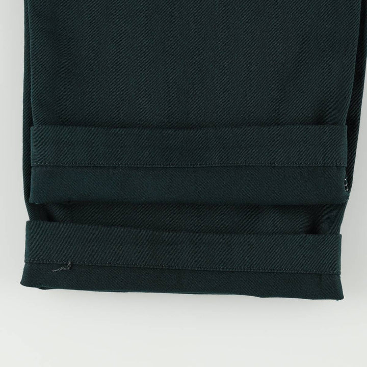 Dickies Work Pants Women's XL (w31) polyester Green type dark green Vintage Second Hand