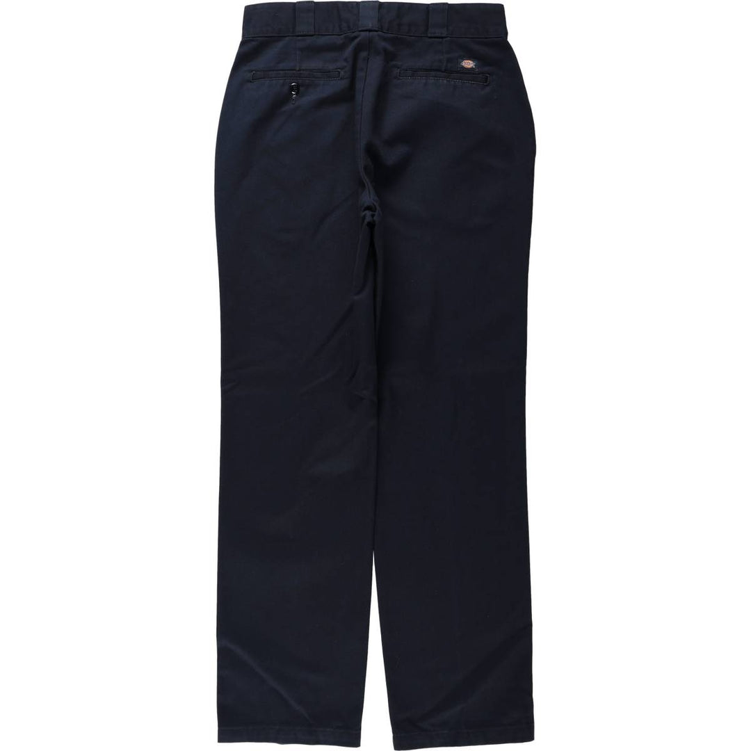 Dickies 874 Original Fit Work Pants Women's L (w30) polyester navy blue type Vintage Second Hand