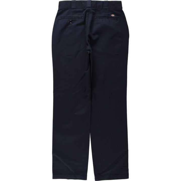 Dickies 874 Original Fit Work Pants Women's L (w30) polyester navy blue type Vintage Second Hand