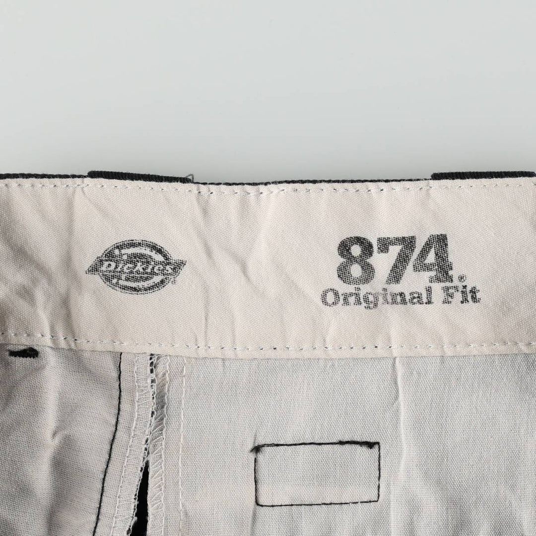 Dickies 874 Original Fit Work Pants, Women's Size L (equivalent to W29) unclear black type Vintage Second Hand