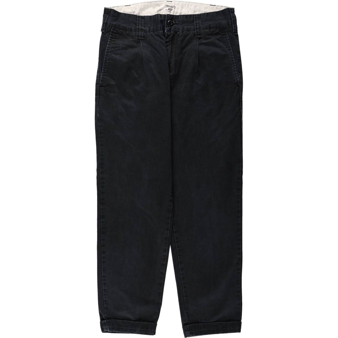 Carhartt WIP TAYLOR PANT Work Pants, Women's XL (equivalent to W31) cotton black type Vintage Second Hand