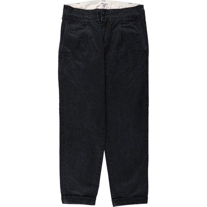 Carhartt WIP TAYLOR PANT Work Pants, Women's XL (equivalent to W31) cotton black type Vintage Second Hand