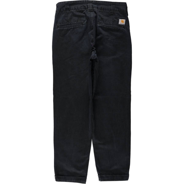 Carhartt WIP TAYLOR PANT Work Pants, Women's XL (equivalent to W31) cotton black type Vintage Second Hand