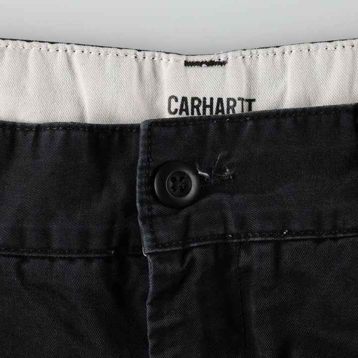 Carhartt WIP TAYLOR PANT Work Pants, Women's XL (equivalent to W31) cotton black type Vintage Second Hand