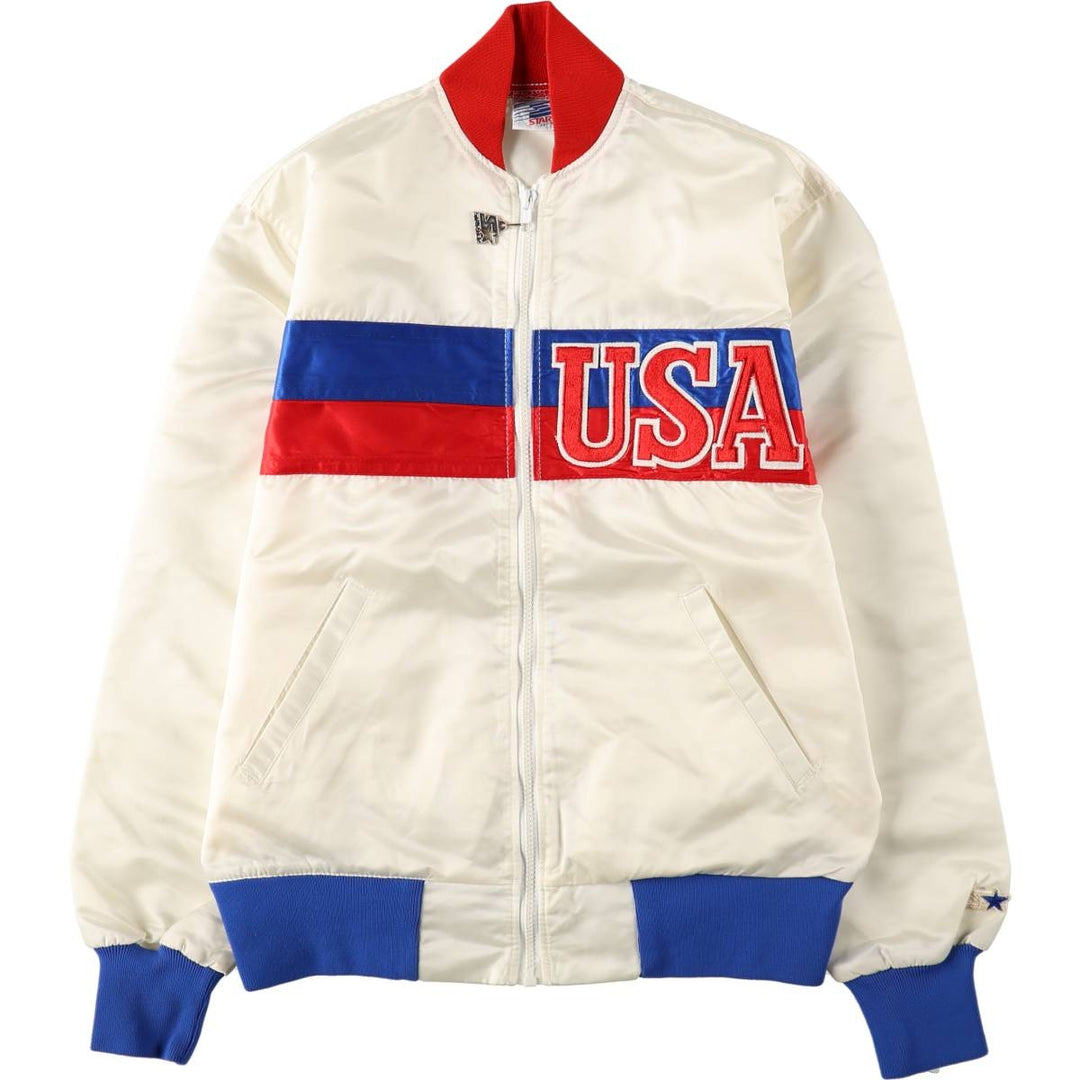 90'S Starter Nylon Blouson, Men's Size S (approx.), Vintage Nylon tricolor color Vintage Second Hand