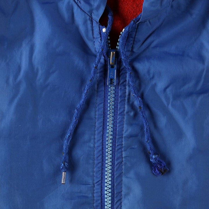 70s-80'S Lacoste ALLIGATOR Nylon Parka, Women's Size M (approx.), Vintage unclear blue type Vintage Second Hand