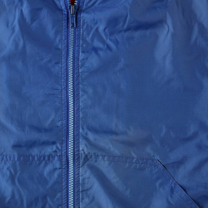70s-80'S Lacoste ALLIGATOR Nylon Parka, Women's Size M (approx.), Vintage unclear blue type Vintage Second Hand