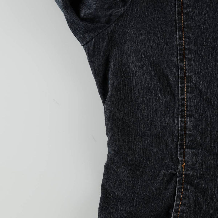 Pierre Cardin denim tailored jacket, women's size M (approx.) cotton navy blue type Vintage Second Hand