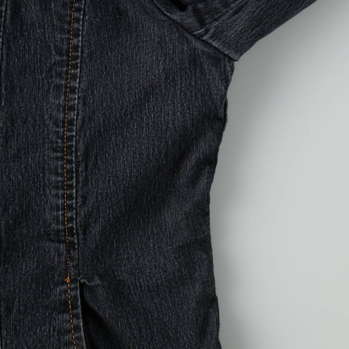 Pierre Cardin denim tailored jacket, women's size M (approx.) cotton navy blue type Vintage Second Hand