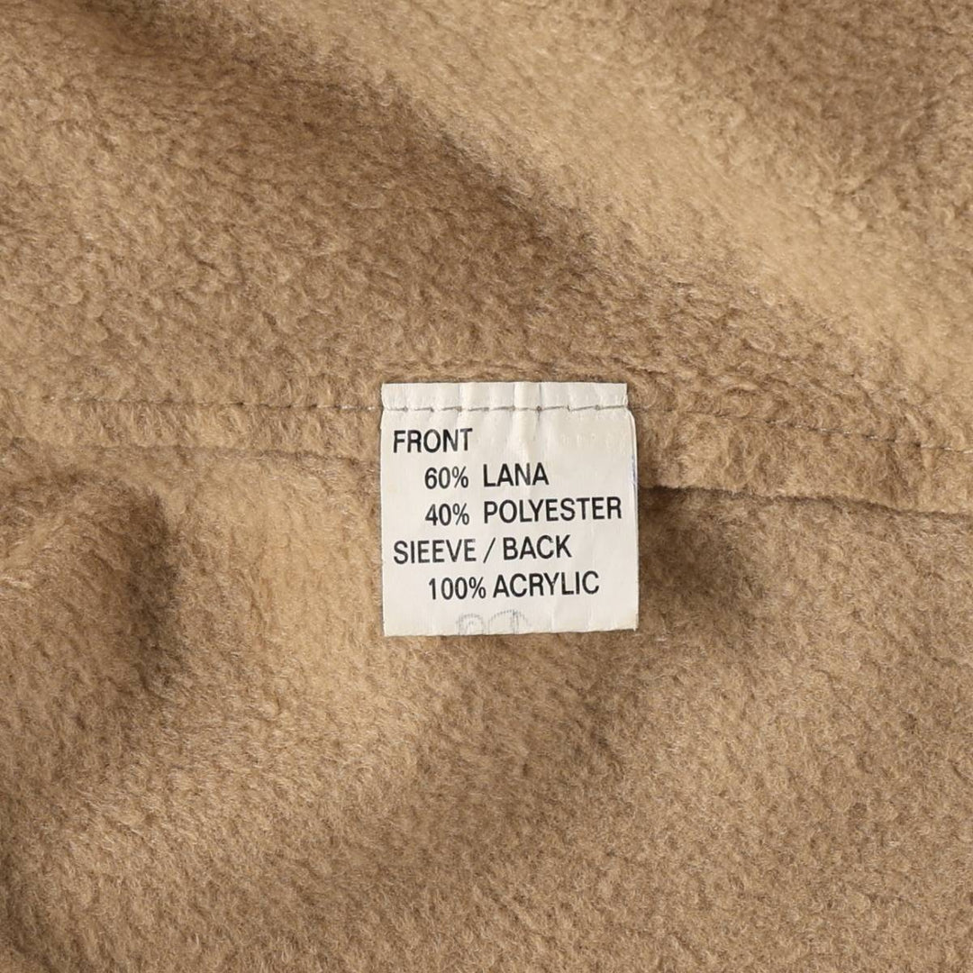 Fionella Wool Jacket, Women's Size M (approx.) wool beige type brown Vintage Second Hand