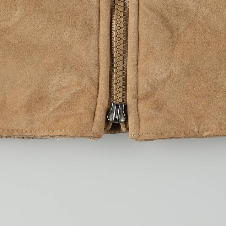 Fionella Wool Jacket, Women's Size M (approx.) wool beige type brown Vintage Second Hand