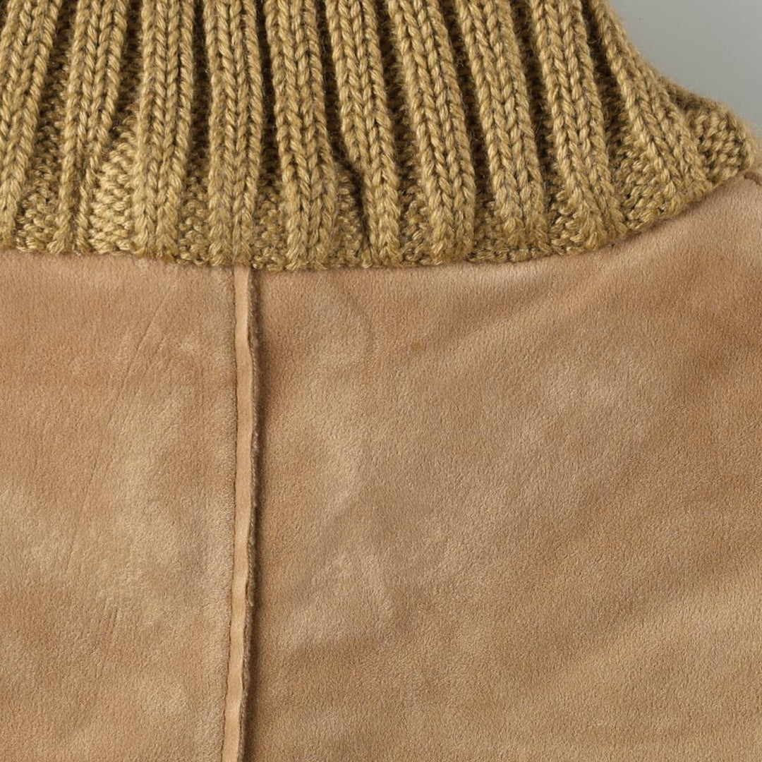 Fionella Wool Jacket, Women's Size M (approx.) wool beige type brown Vintage Second Hand