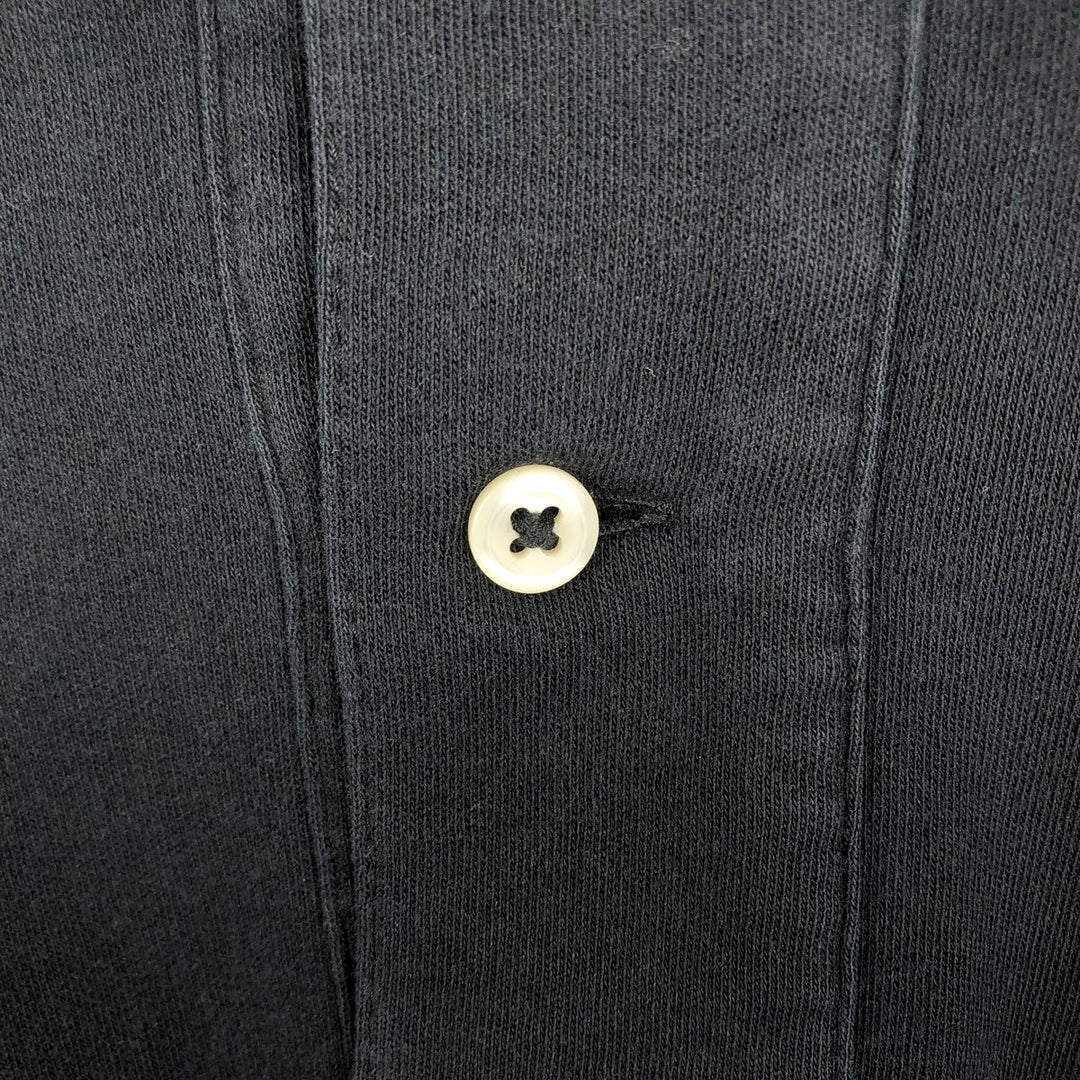 Ralph Lauren POLO by Ralph Lauren long sleeve polo shirt, men's size M cotton black type Vintage Second Hand