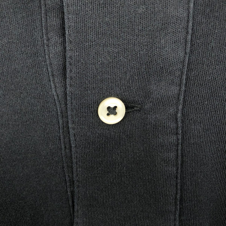 Ralph Lauren POLO by Ralph Lauren long sleeve polo shirt, men's size M cotton black type Vintage Second Hand