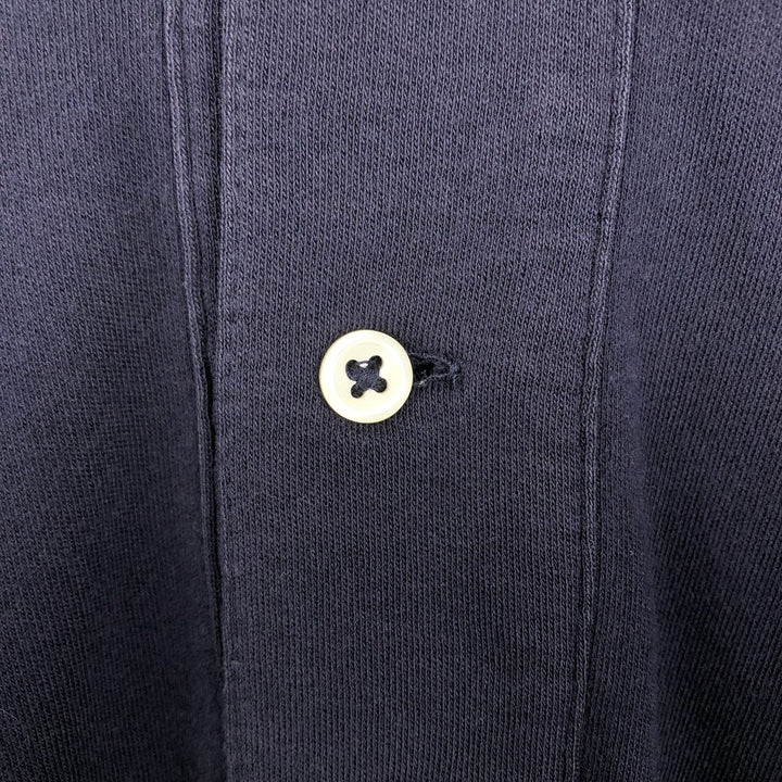 Ralph Lauren POLO by Ralph Lauren long sleeve polo shirt, men's size M cotton navy blue type Vintage Second Hand
