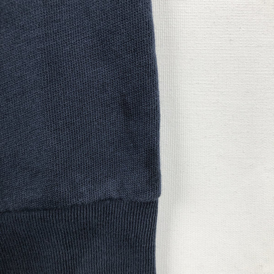 Ralph Lauren POLO RALPH LAUREN long-sleeved polo shirt, men's size L cotton navy blue type Vintage Second Hand