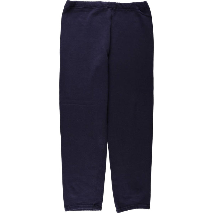 90'S Russell College Sweatpants, Made in USA, Men's Size L (Equivalent), Vintage polyester navy blue type Vintage Second Hand