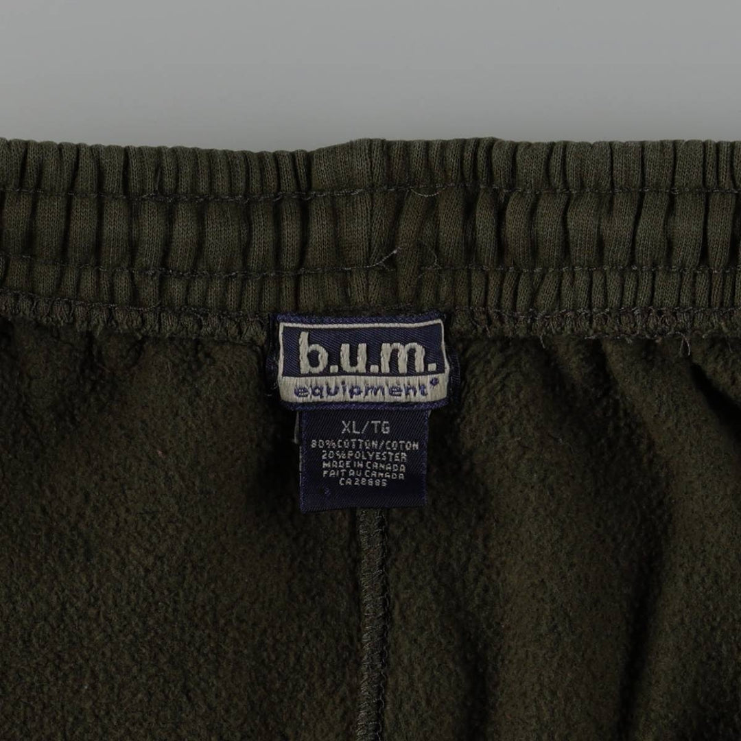 BUM EQUIPMENT Sweatpants, Made in Canada, Men's XL equivalent. cotton Khaki type Vintage Second Hand