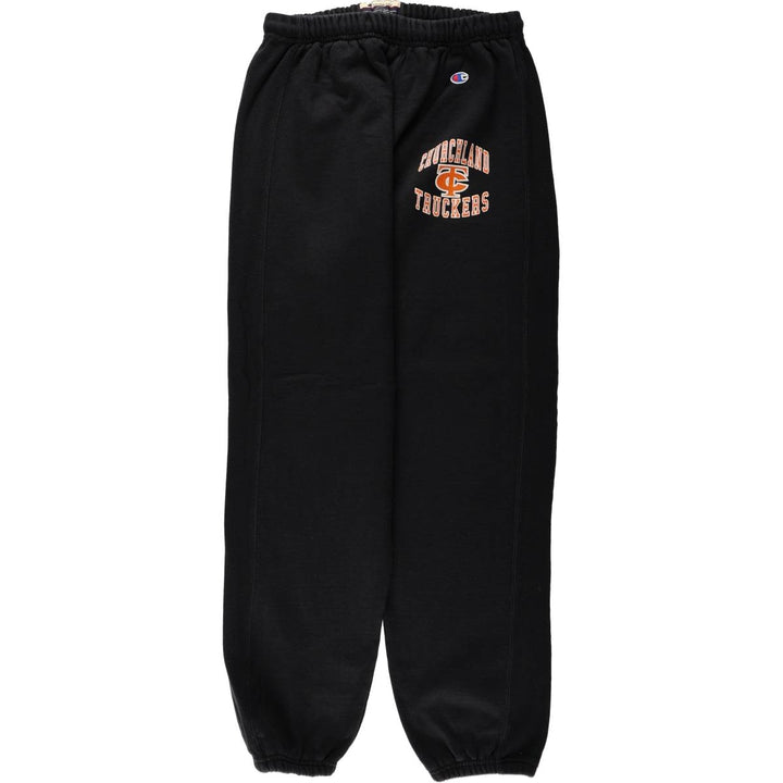 2000'S Champion Premium Reverse Weave College Sweatpants, Men's Size L (approx.) cotton black type Vintage Second Hand