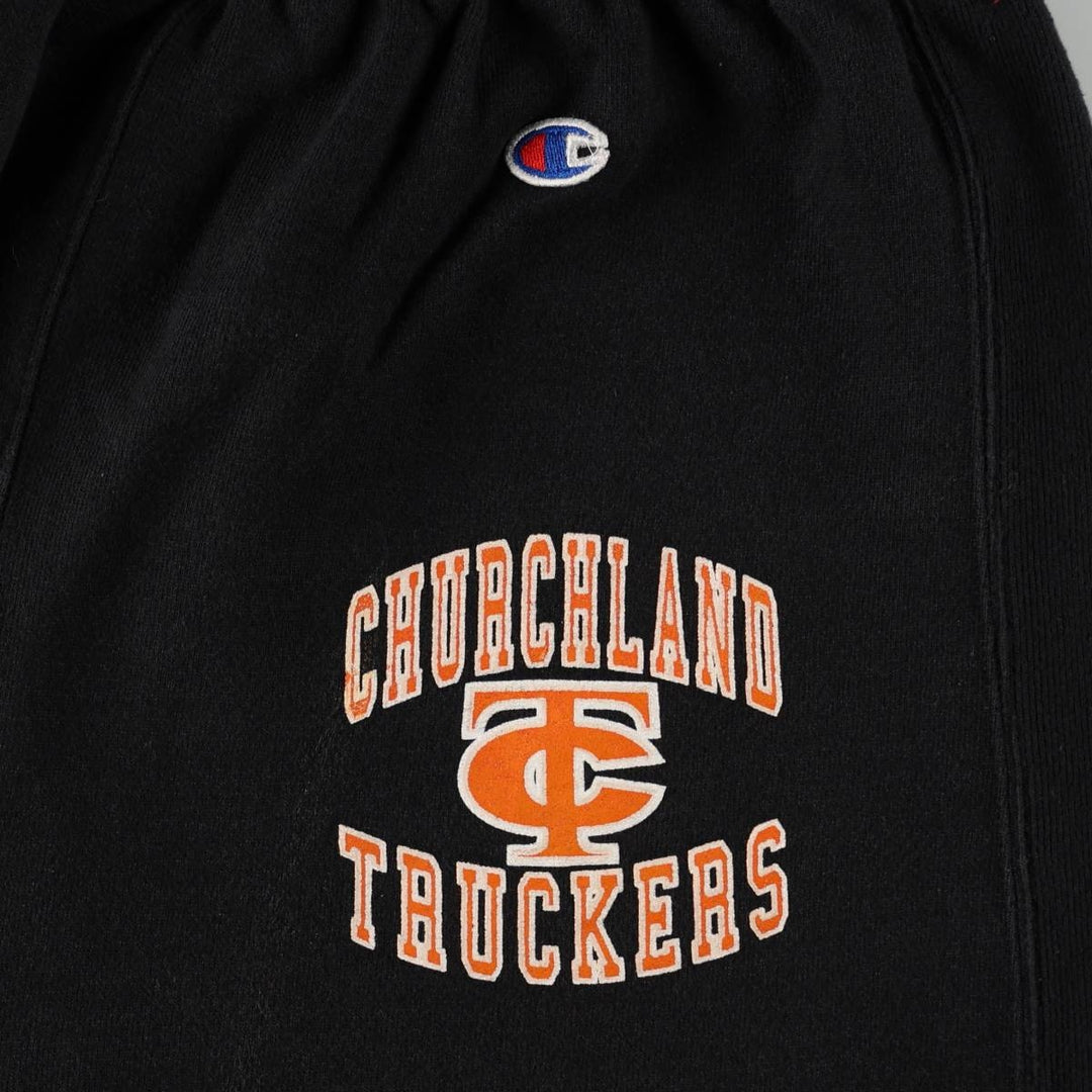 2000'S Champion Premium Reverse Weave College Sweatpants, Men's Size L (approx.) cotton black type Vintage Second Hand