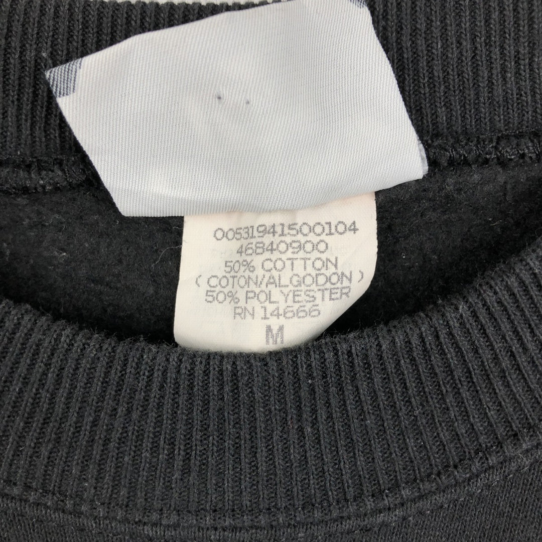 90'S Lee Heavyweight Plain Blank Sweatshirt, Made in USA, Men's Size M (Equivalent), Vintage cotton black type Vintage Second Hand