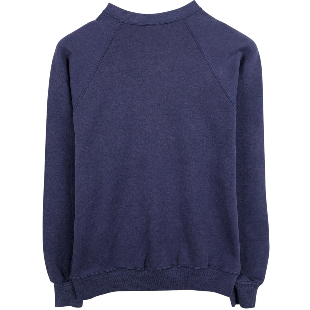 90'S Jerzees Plain Blank Sweatshirt Trainer Made in USA Men's Size L Vintage cotton blue type Vintage Second Hand